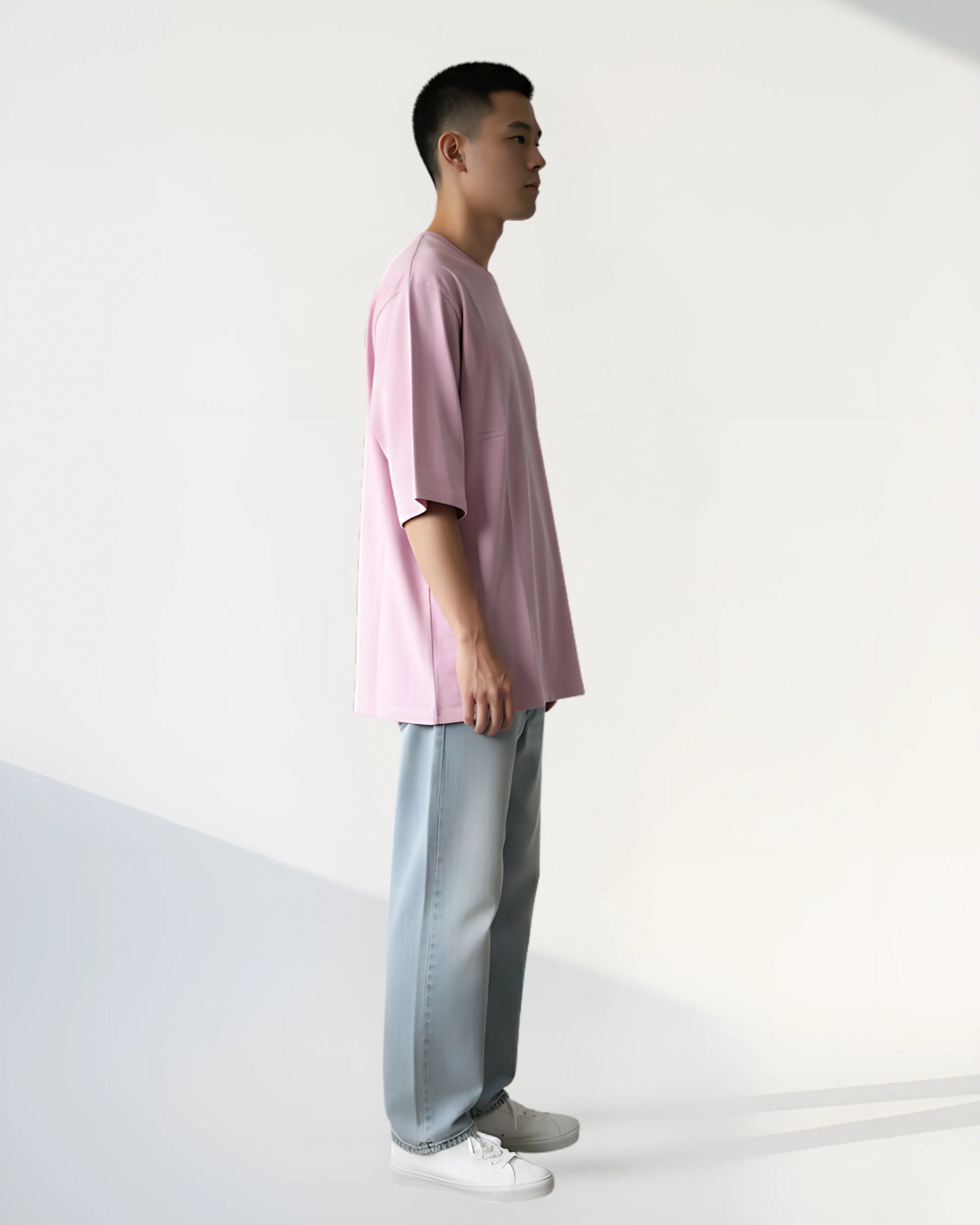 Wildloom Lavender Bio-Washed Oversized Tee - Image 2