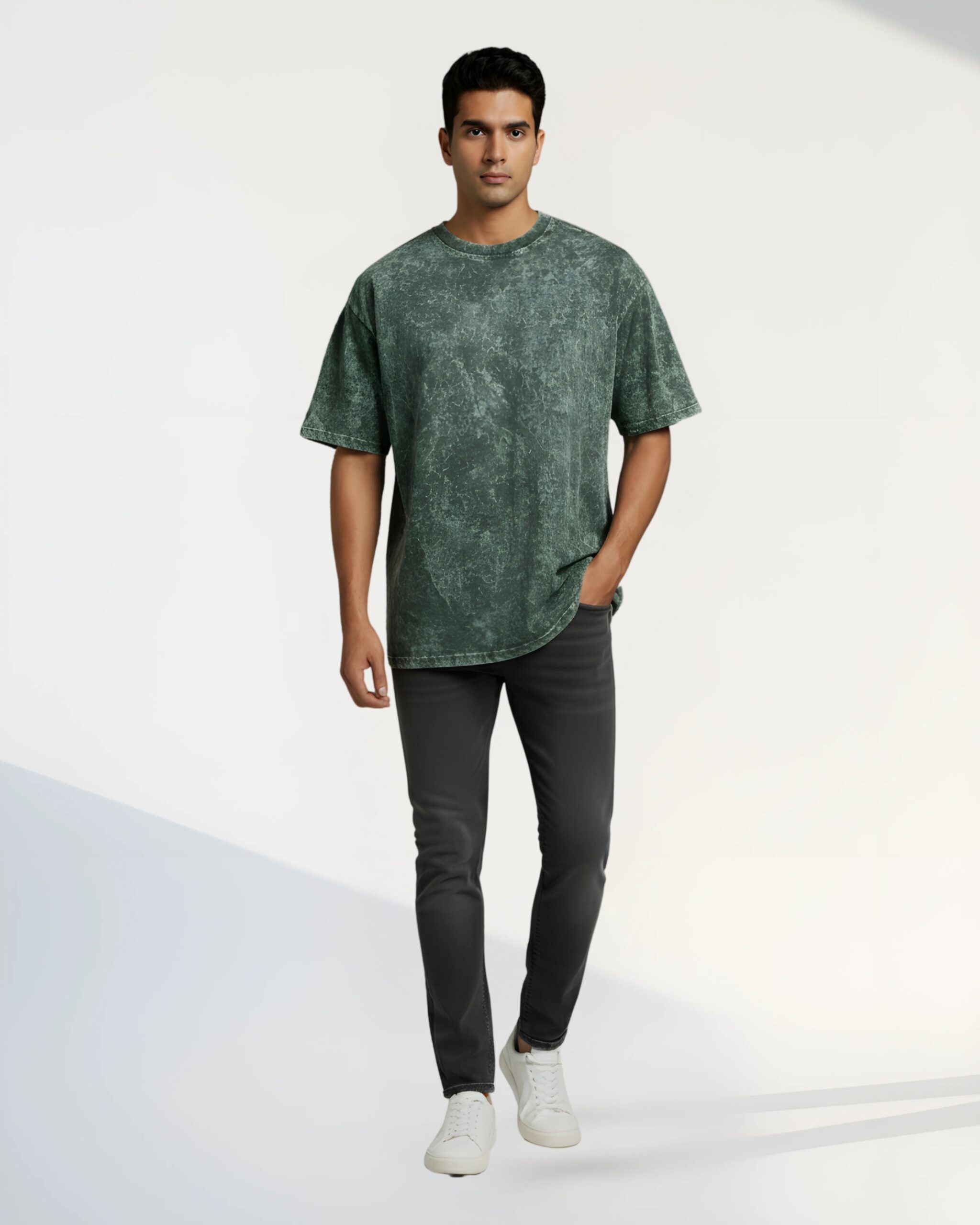 Wildloom Forest Acid-Wash Oversized T-Shirt
