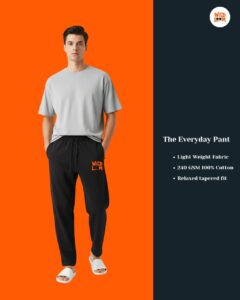 WIldloom Store Black Track Pant