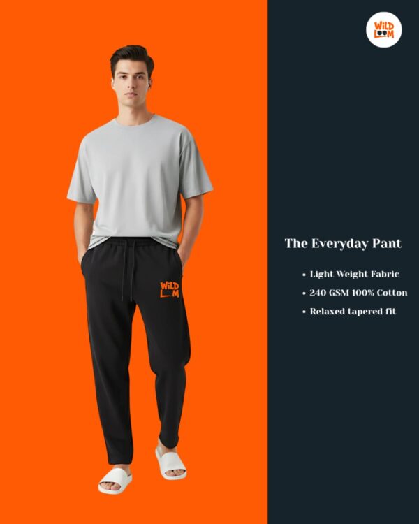 WIldloom Store Black Track Pant