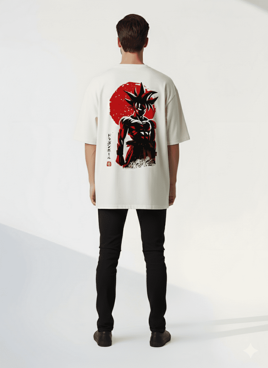 Wild Loom Off-White Essential Oversized T-shirt